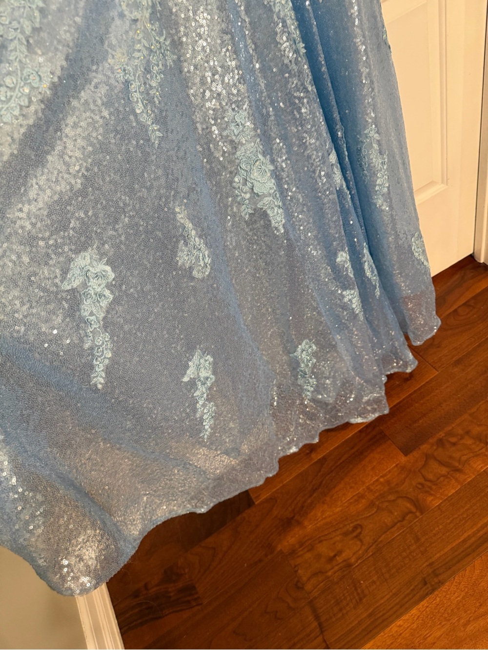 Beaded and Sequin Prom Dress - Picture 10 of 11